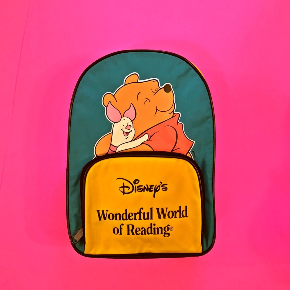 Vintage Winnie the Pooh mini backpack 90s color